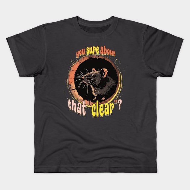 You sure about that "clear"? Kids T-Shirt by nonbeenarydesigns
